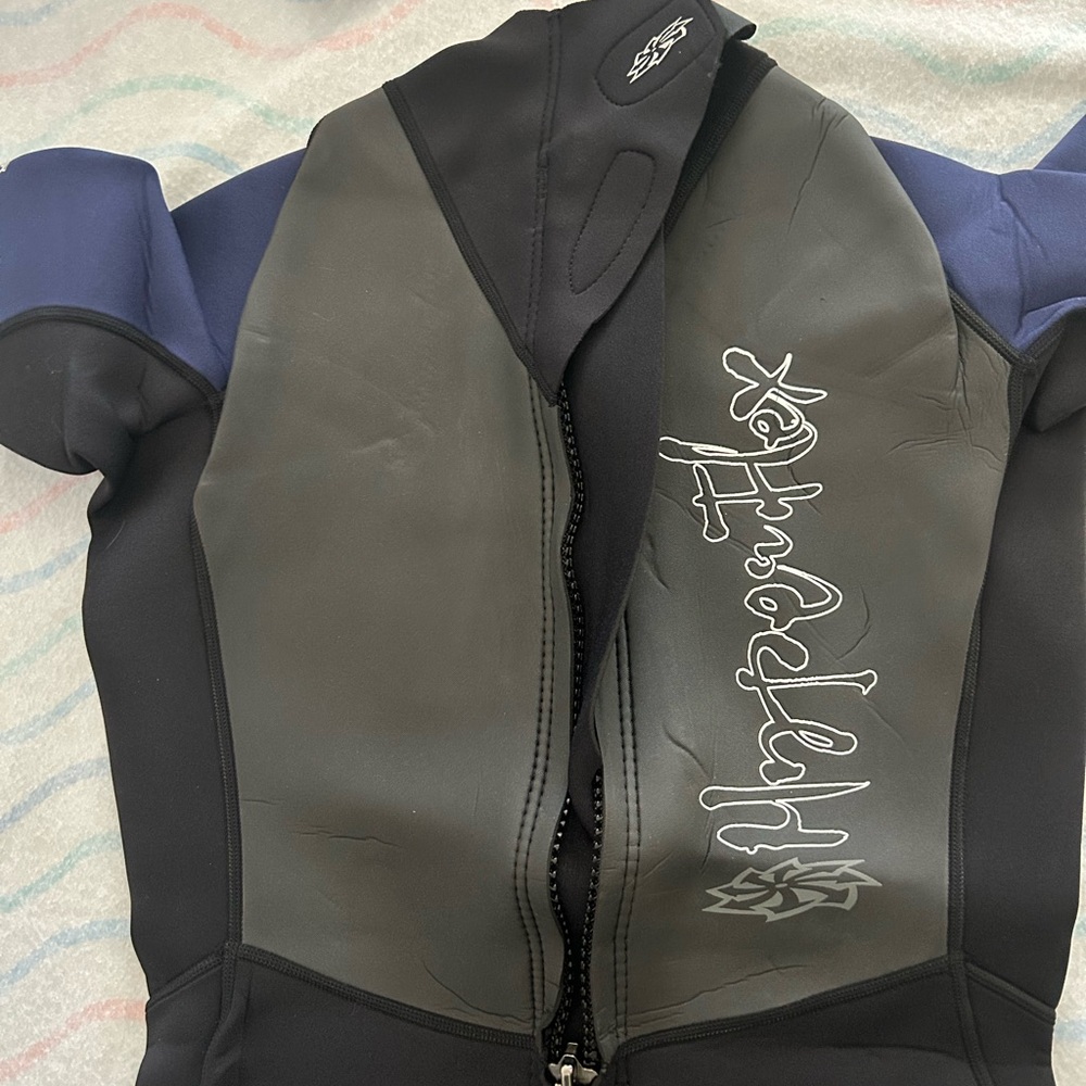 Black and Blue Wetsuit